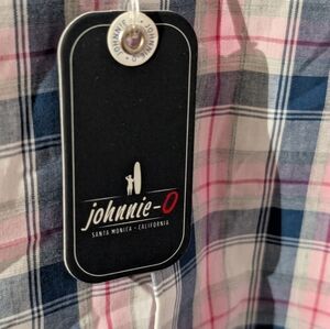 NWT Johnnie-O Top Shelf Button Down Shirt - Granger Navy Men's XL Classic Preppy